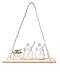 Mkono Macrame Display Wall Hanging Shelf Swing Rope Floating Shelves Home Decor, 20 Inches