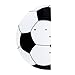 Trend Lab Soccer Wall Shelf with Pegs, Black/White
