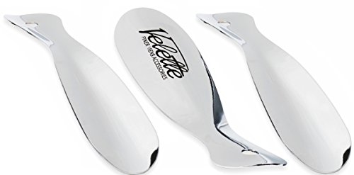 Set of 3 Metal Shoe Horns - 7.5" long by Quality Stays