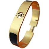 Women 18K Gold Plated bracelet, Letter Enamel Bracelet Couple Bracelet, exclusive Women Gift