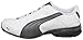 PUMA Men's Super Elevate Running Shoe,White/Pewter/Black,12 D US