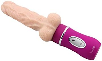 Perfect Tool 45° Warming + 10 Mode - 3 Frequency Telescopic Female Toys, Silicone Waterproof USB Charging Toys Improve Happiness (Color : Purple)