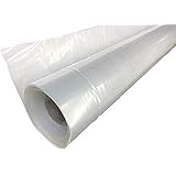 A&A Green Store Greenhouse Plastic Film Clear Polyethylene Cover UV Resistant (8 ft Wide x 25 ft Long)