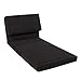 Best Choice Products 5-Position Ergonomic Portable Gaming Chair, Lounger, and Mattress Bed w/ Non-Slip Feet - Black