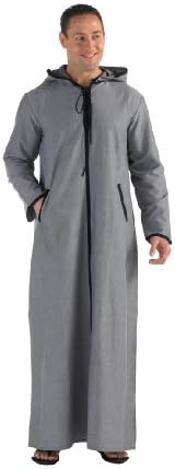 Chambray Hooded Thobe (L)