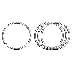 uxcell 304 Stainless Steel O Rings, 4pcs