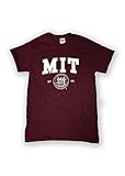 Massachusetts Institute of Technology (MIT) Men's Collegiate Crest T-shirt, Maroon