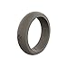 Women's Grey Classic Quality Silicone Ring Size 06