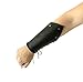 Armor Venue: Knights Leather Battle Arm Guard Bracers Medieval Armor Black One Size