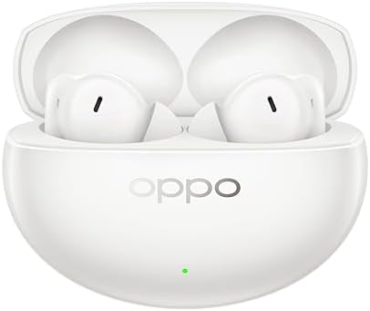 Auscultadores Enco Air5 Pro Bluetooth 6.0 com cancelamento ativo de ruído 55dB, bateria até 54h, som LHDC em alta resolução, baixa latência 94ms, IP55, branco