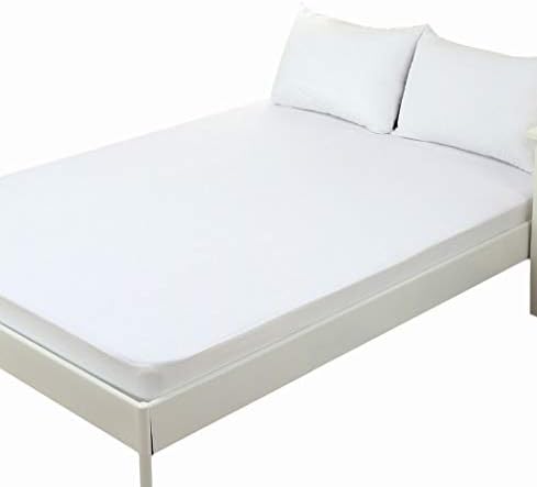 ACTNOW Waterproof Bed Bug Proof Box Bed Encasement Protector Bed Mattress Cover White 3FT Single (90*200+30cm)