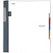 Five Star Advance Spiral Notebook, 5 Subject, College Ruled Paper, 200 Sheets, 11" x 8-1/2", White (73154) primary