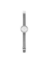 Skagen Reloj de cuarzo casual de malla de acero inoxidable Gitte para mujer