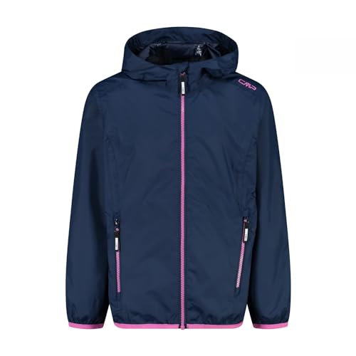 CMP - Kid G Jacket Rain Fix Hood, Blue, 104