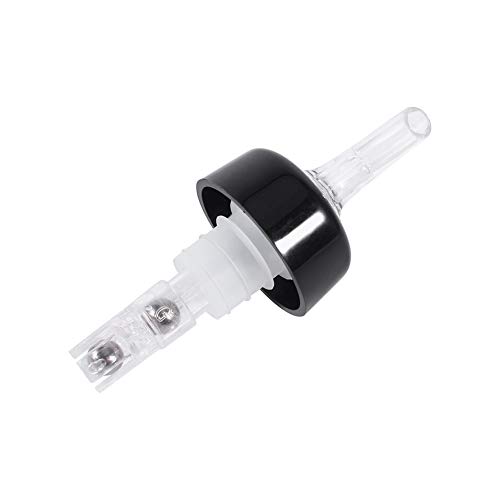 White Wine Pourer, Plastic Measured Liquor Spirit Pourer Free Flow Wine Bottle Pour Spout Stopper Transparent - Thumbnail 3
