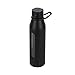 Takeya Glass Water Bottle with Silicone Sleeve and Twist Cap, 22 Ounce, Black