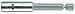 Wera - 5053455001 Hexagon 899/4/1 Stainless Steel Sleeve, Universal Bit Holder 1/4