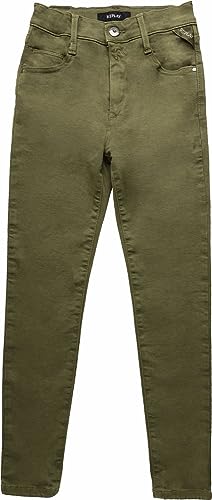 Replay SG9380, Jeans Niñas, 962 Lichen Green,