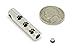 Lauren Annabelle Studio Pet Cremation Jewelry for Ashes Necklaces 3 Paws Cylinder Stainless Steel Pendant Men Dad Mom Women Dog