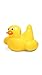 SunnyLife Women's Inflatable Duck, Yellow, One Size