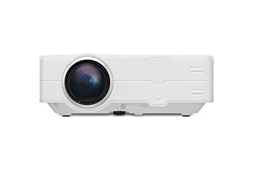 iCODIS RD-812 Video Projector, Supports 1080P, 1500 Lumens LCD, HD resolution, 1500:1 Contrast Ratio, Multimedia Home Theater Digital Projector.