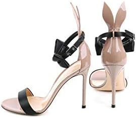 Gianvito Rossi Heeled Sandal, Pink and Black in Patent Leather.