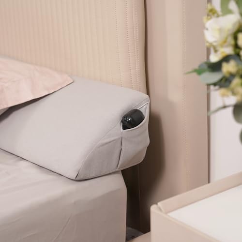 Aurako Queen Size Bed Wedge Pillow Headboard Pillow Mattress Wedge Bed