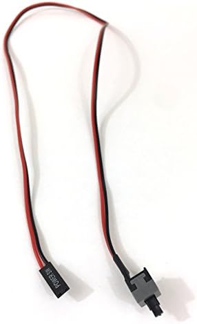 5 pack - Basic PC Case Power Button with 57 cm, 22.5 inches long cable by MinerParts …