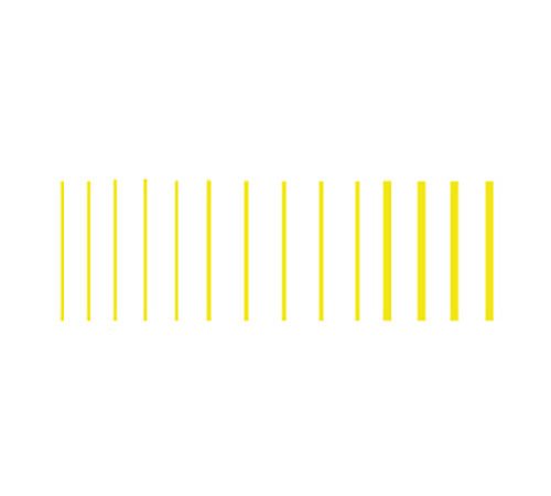 Woodland Scenics Stripes, Yellow WOOMG763