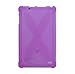 Nextbook Ares 8A TPU Case - iShoppingdeals Ultra–Slim TPU Rubber Gel Cover with Textured, Non-Slip Grip for Nextbook Ares 8A (NX16A8116S) Android Tablet 2017 Release (Purple)