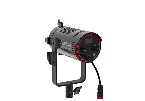 Aputure LS 60d Focusing LED Video Light,Aputure Light Storm 60D 60W Daylight-Balanced Adjustable Photography Lighting CRI 95+ TLCI 95+ 50000lux @1m Support App Control Built-in 8 Lighting FX IP54