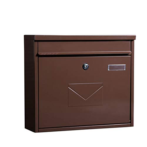 European Villa Letter Box Outdoor Wall Newspaper Magazine Mailbox Waterproof Retro Lock Letter Box - Thumbnail 5