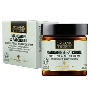 Amphora Aromatics Mandarin & Patchouli Super Hydrating Face Cream COSMOS Organic 60ml