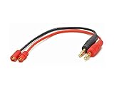 Battery Charger Charging Cable: HXT 3.5mm Male (Syma Style) to 4mm Bullet Banana Plugs