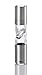 AdHoc MP900 DUOMILL PURE Salt & Pepper Mill | Stainless Steel/Acrylic | 2-in-1 Double Mill, CeraCut Ceramic Grinder, Adjustable Grind Setting | (H)220mm x (D)45mm | Silver | Includes 1 x Duo-Mill