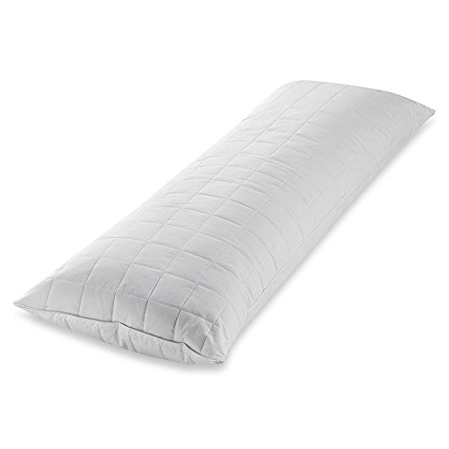 Wamsutta 20" W x 54" L Hypoallergenic Luxurious Quilted Body Pillow