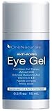 Anti Aging Eye Cream for Puffiness, Bags, Dark Circles, Wrinkles (72% Organic) - Eye Treatment for Crow's Feet and Under Eye Bags