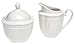 Mikasa Italian Countryside Sugar and Creamer Set - DD900-789,White