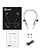 COWIN HE5A Active Noise Cancelling Headphones Bluetooth Headphones Wireless Headphones Stereo Earbuds with Mic, Bluetooth 4.2 Sports Neckband Headset 8 Hrs Playtime - Black