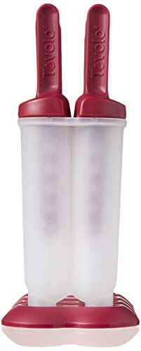 image for Tovolo Twin Popsicle Molds with Sticks Ice Pop Maker BPA Free Food Saf