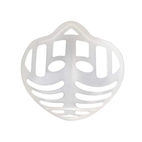 Uamaze 10 Pack 3D Face Bracket Face Inner Support Frame Soft Silicone Face Holder for Comfortable Breathing Washable Reusable for Adults Children