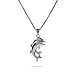 Sterling Silver Playful Dolphin Necklace