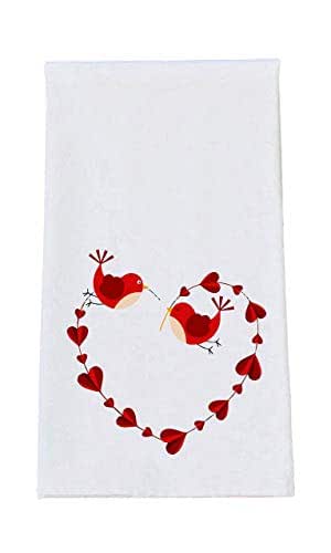 Amazon.com: Valentines Day Kitchen Towel - Valentine Bath Hand Towel