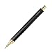 Kosfor mechanical pencil comes with 0.5 & 0.7 dual engine fulfilling any project's drafting needs; its leather protects the cartridge from damage, it is refillable pre-filled with 3 lead (Gold)