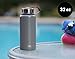 MIRA 32 oz Stainless Steel Vacuum Insulated Wide Mouth Water Bottle | Thermos Keeps Cold for 24 hours, Hot for 12 hours | Double Wall Powder Coated Travel Flask | Smoke Gray