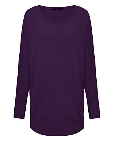 image for ZANZEA Women's Sexy Long Batwing Sleeve Loose Pullover Casual Top Blou