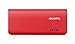 ADATA PT100 10000mAh Dual Output Fash Charging 3.1A Portable Charger Power Bank for Smartphones and tablets - Red (APT100-10000M-5V-CRDOR)
