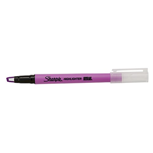 Sharpie Clear View Highlighter Stick, Chisel Tip, Assorted Fluorescent