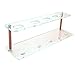 Vovotrade 5 Hole Microscler Makeup Brush Holder Drying Rack Organizer Cosmetic Shelf Tool