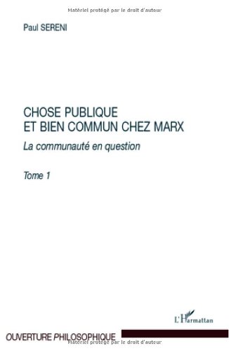 Chose publique et bien commun chez Marx